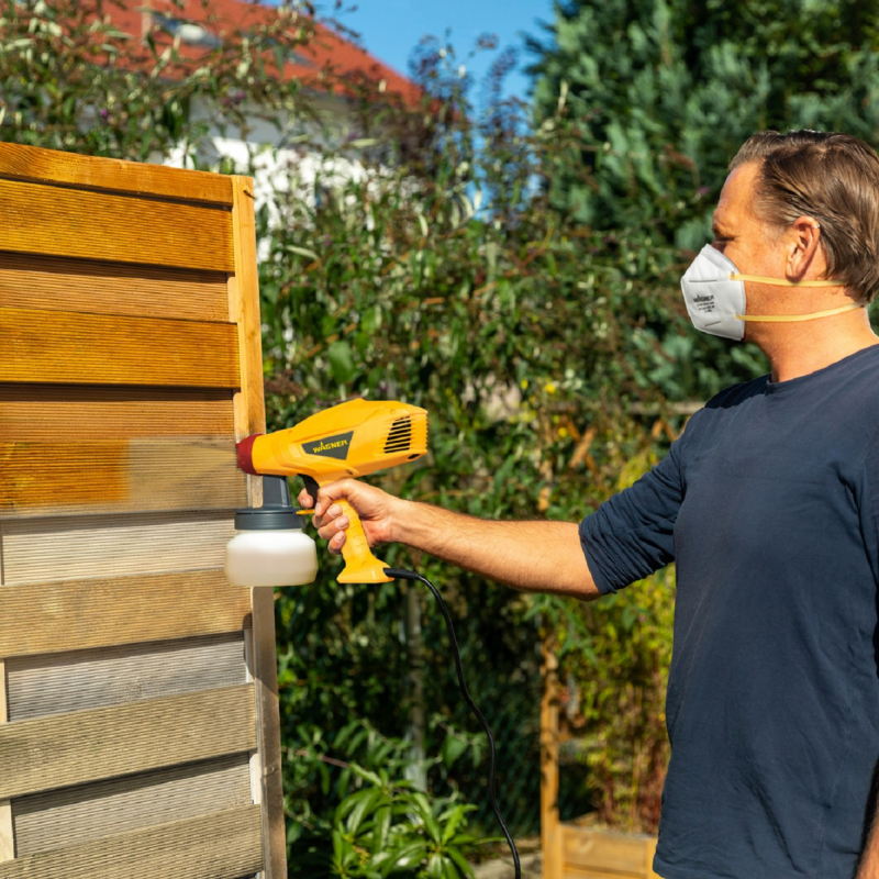 pulverisation lasure pistolet