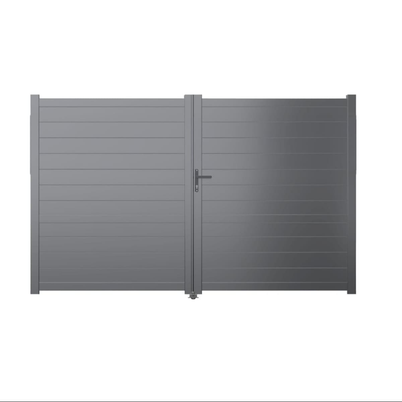 Portail aluminium battant