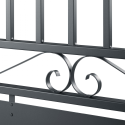 portillon style fer forgé