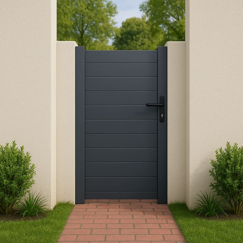 portillon plein aluminium kotor