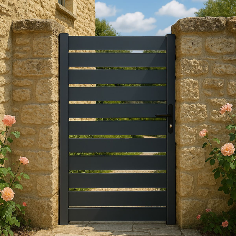 Portillon alu ajouré - OSAKA