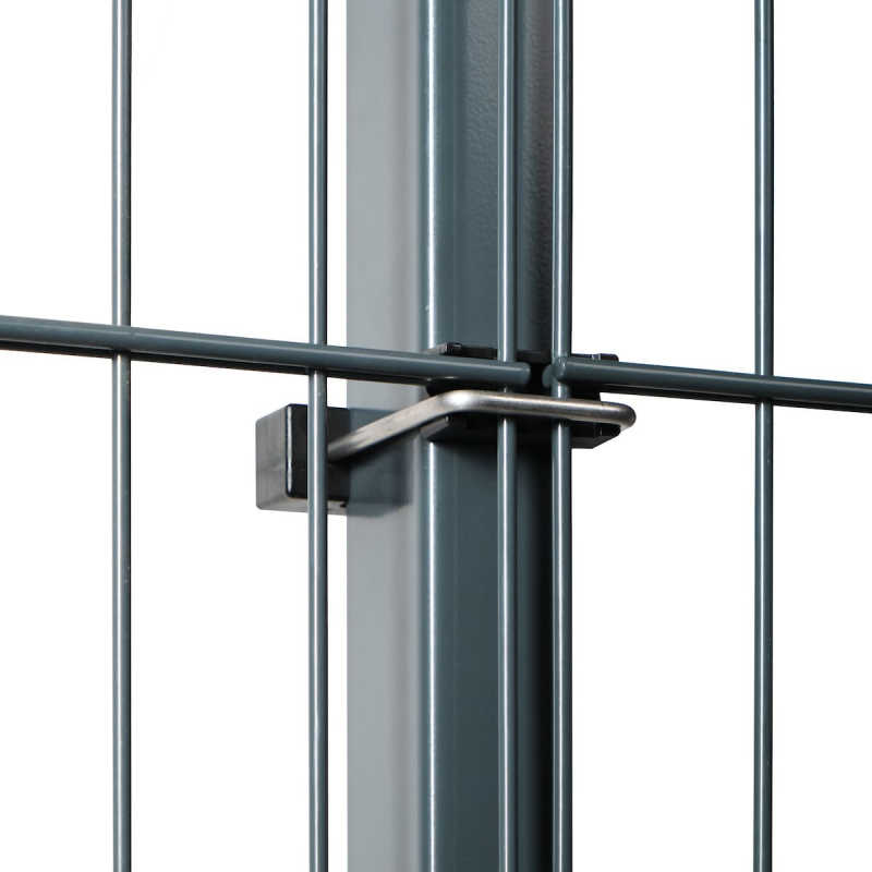 Collier pour poteau de clôture rectangulaire