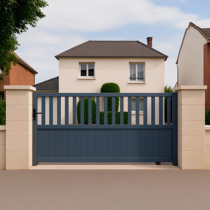 Portail aluminium coulissant