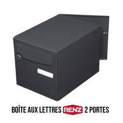 Boîte aux lettres double portes