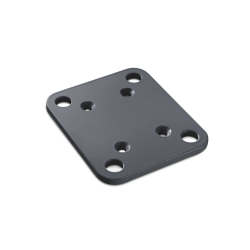 Platine plate 120 x 100 mm pour poteau Elyo