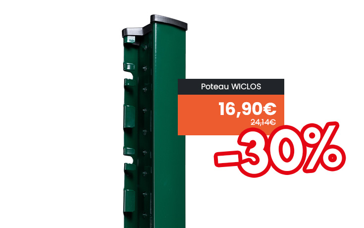 poteau a encoches cloture wiclos