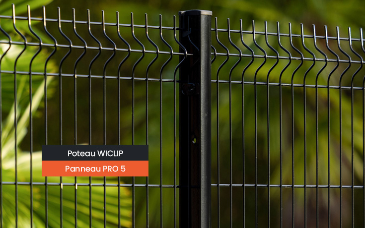 poteau wiclip et panneau rigide PRO