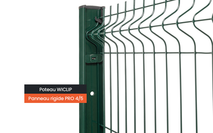 panneau rigide pro et son poteau wiclip