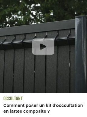 tuto video pose kit d'occultation lattes composite