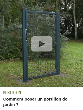 tuto video pose portillon