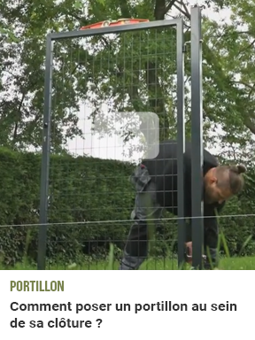 tuto video pose portillon
