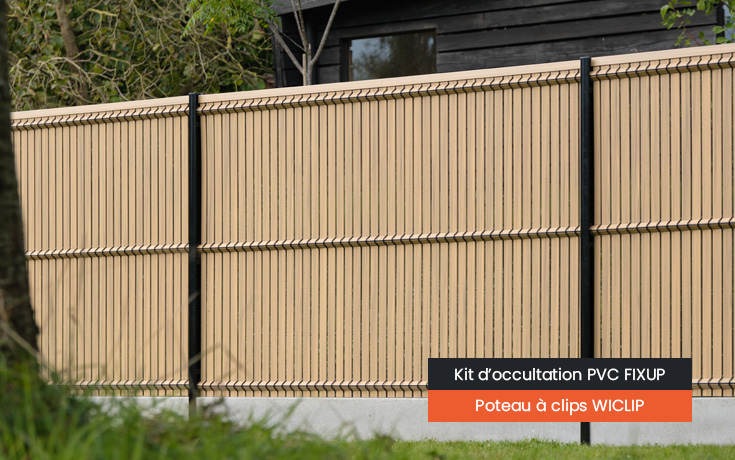 kit d'occultation PVC FIXUP