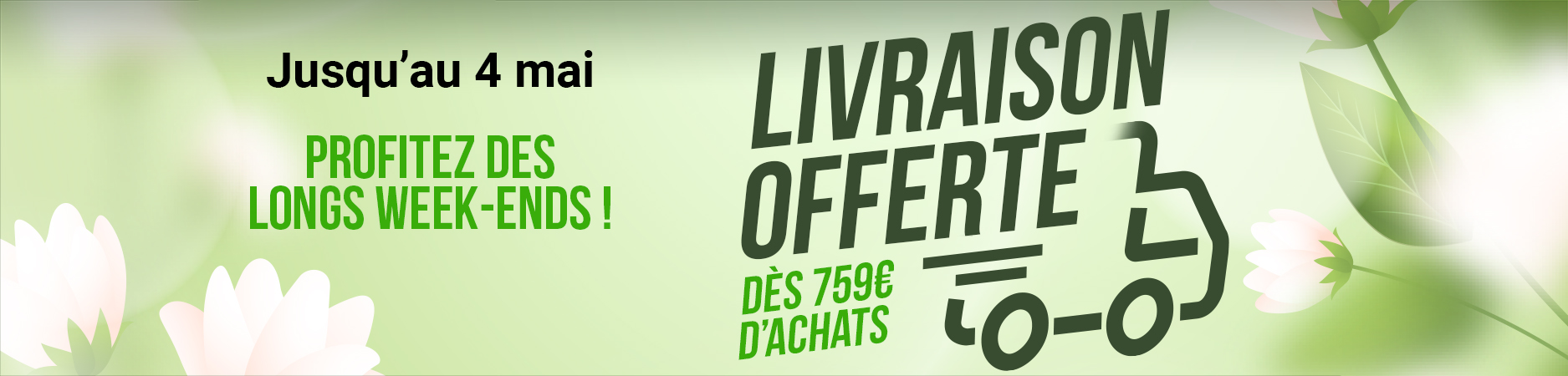 livraison offerte cloture jardin