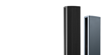 Poteau clôture aluminium et composite