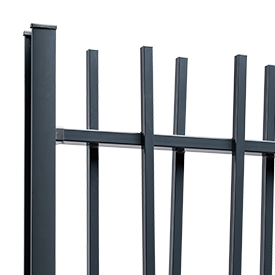 Clôture barreaudée